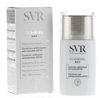 SVR CLAIRIAL DAY CORRECTEUR UNIFORMISANT ANTI-TACHES SPF 30 , 30 ML