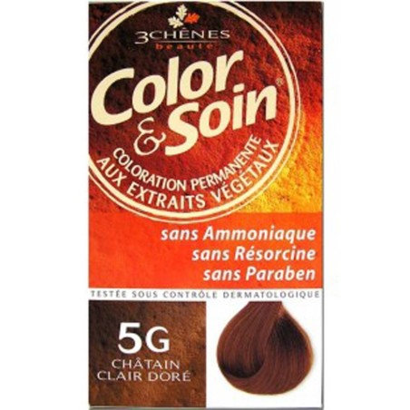 COLORATION CHATAIN CLAIR DORE