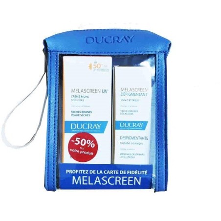 COFFRET MELASCREEN DEPIGMENTANT+ CREME RICHE UV50+DUCRAY