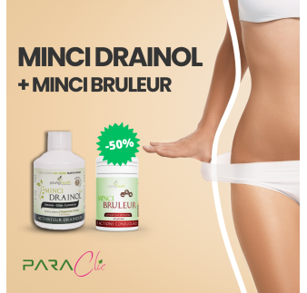 Pack MINCEUR Minci-Drainol + Minci Brûleur YOUNG HEALTH
