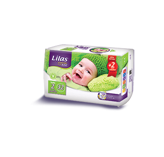 Lilas Couches Bébé Confort Max Actif  Pharmacie Taille 2 -  3 à 5 Kg