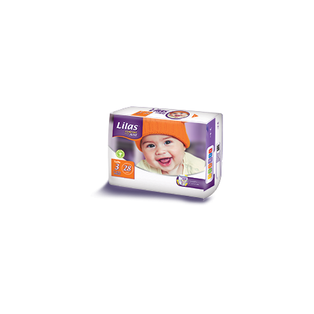 Lilas Couches Bébé Confort Max Actif Pharmacie Taille 3 -  5 à 10 Kg