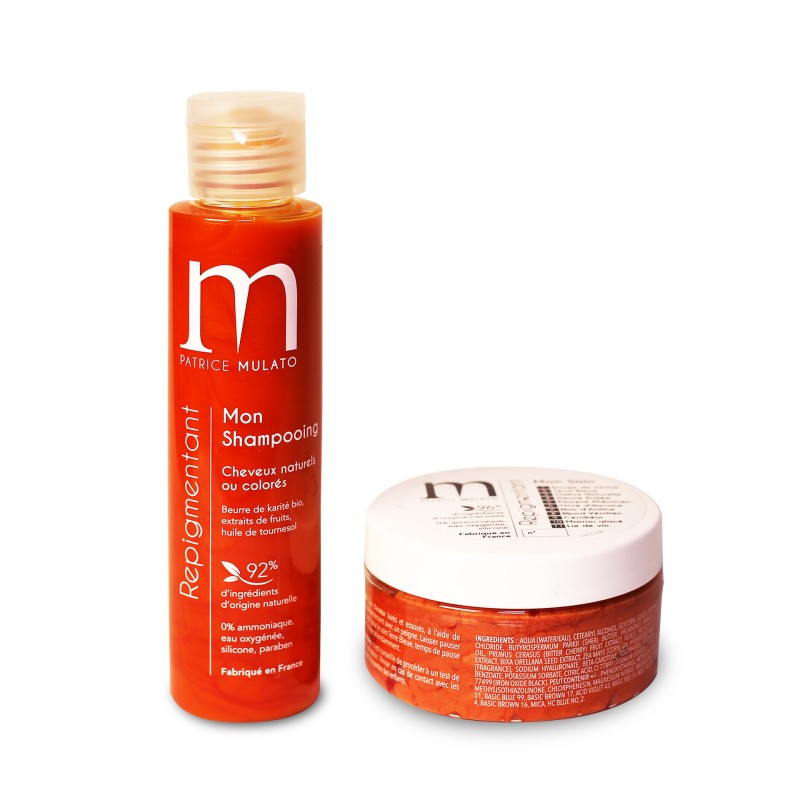 KIT REPIGMENTANT BLOND VENITIEN SHAMPOING & SOIN PATRICE MULATO KIT REPIGMENTANT BLOND VENITIEN SHAMPOING & SOIN PATRICE MULATO