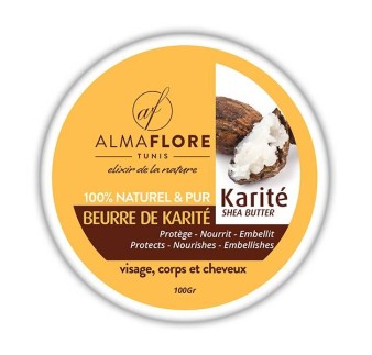 ALMAFLORE Beurre de Karité - 100 g