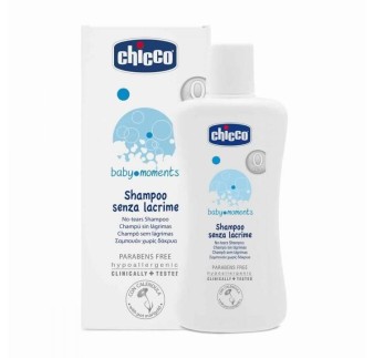 CHICCO SHAMPOING CHEVEUX & CORPS BABY MOMENTS 200 ML