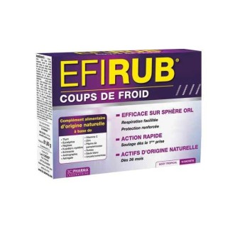 EFIRUB COUPS DE FROID, 16 SACHETS - 3C Pharma