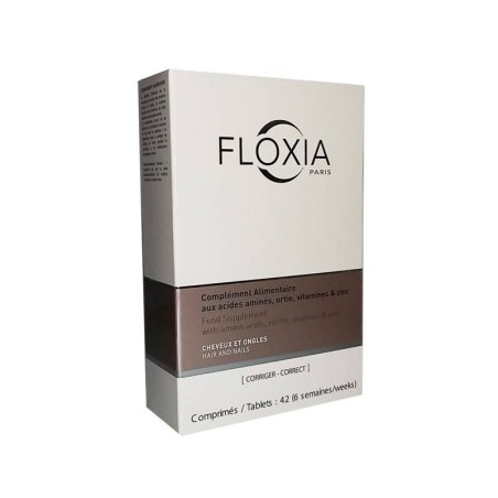 FLOXIA Complément Alimentaire aux acides aminés, ortie, vitamines et zinc 42 Comp