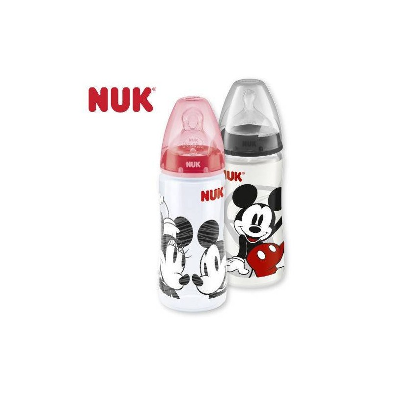 NUK® - Biberon 300 ml - Mickey - 6-18 mois