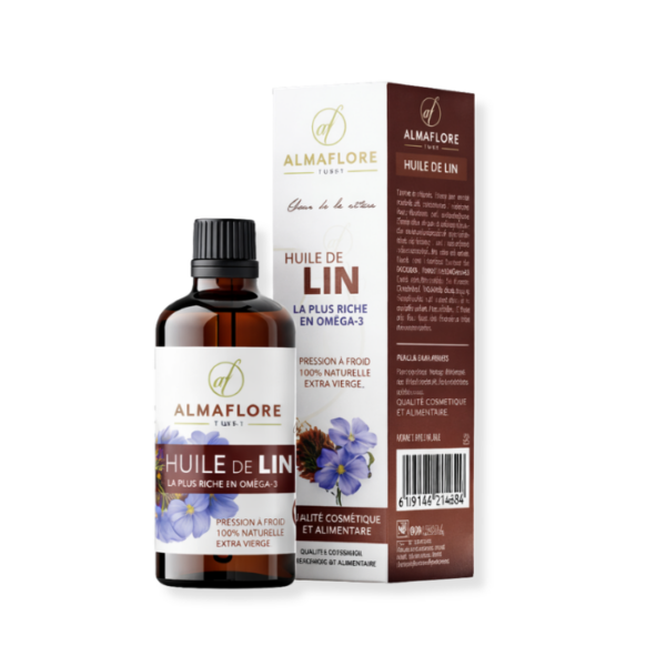 ALMAFLORE HUILE DE GRAIN DE LIN 50ML