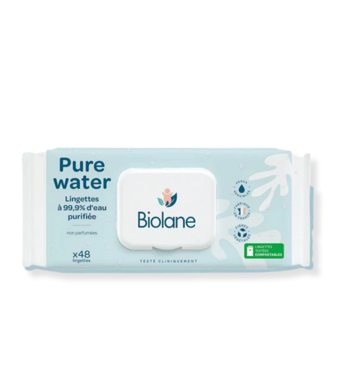 BIOLANE LINGETTES PURE WATER B48
