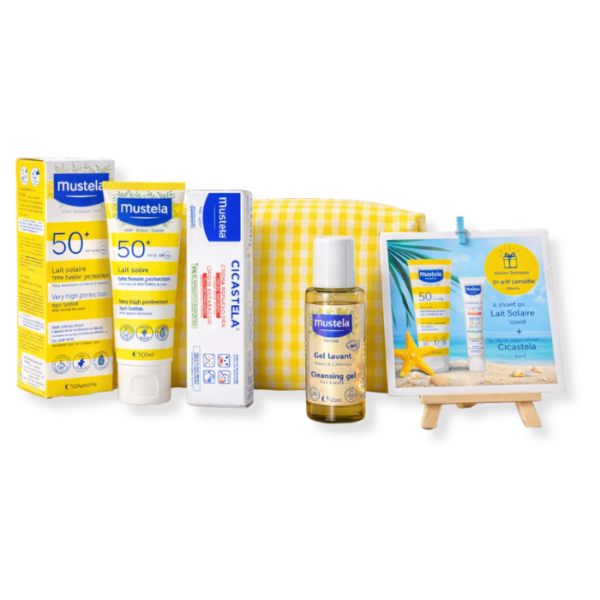 MUSTELA TROUSSE LAIT SOLAIRE+CICASTELA