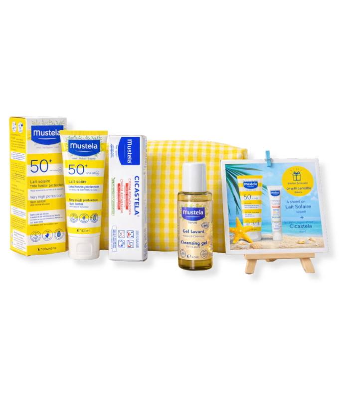 MUSTELA TROUSSE LAIT SOLAIRE+CICASTELA