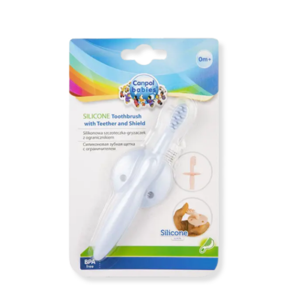CANPOL BAD +ANNEAU DE DENTITION SILICONE BLEU 51500