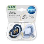 CANPOL BABIES 2 Sucettes Symetriques Silicone 0-6M Gold