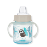 CANPOL TASSE D'APPRENTI COLORFUL ANIMALS 6M+ BLEU 120ML 35207