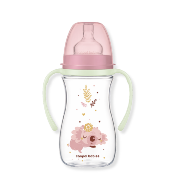 CANPOL_BIB_ANTI_COLIQUE_LARGE_SLEEPY_KOALA_PINK_300ML_35_238[1]