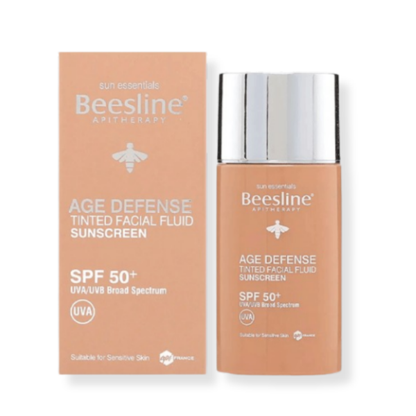 BEESLINE ECRAN FLUIDE TEINTE ANTI AGE SPF50+ LIGHT 40ML
