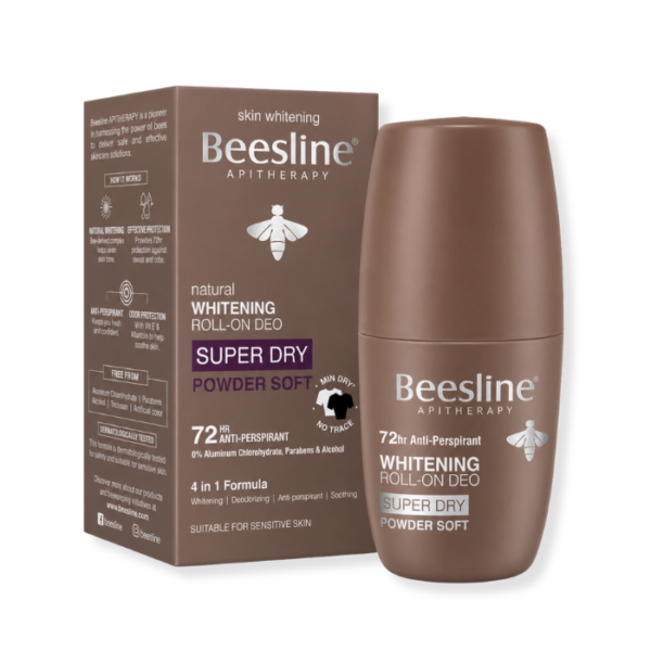BEESLINE ROLL ON ECLAIR SUPER DRY POWDER SOFT 50ML
