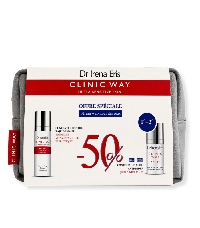 CLINIC WAY TROUSSE CONCENTRE PEPTIDE+ANTI RIDES YEUX 1+2 -50%