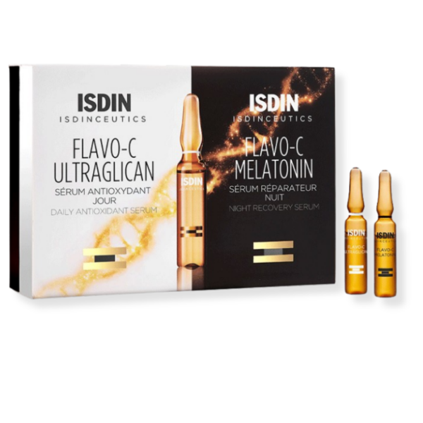 ISDIN ISDINCEUTICS FLAVO C DAY ET NIGHT AMP B/20