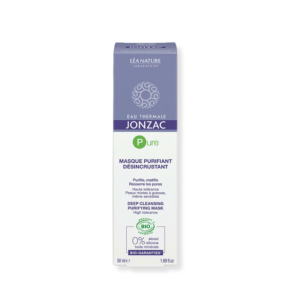 JONZAC PURE MASQUE PURIFIANT DESINCRUSTANT 50ML