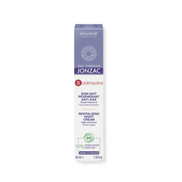 JONZAC SUBLIMACTIVE SOIN NUIT REGENERANT 40ML