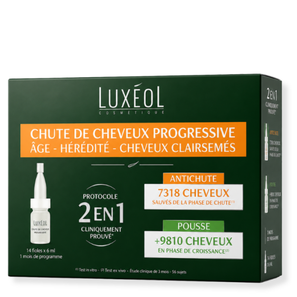 LUXEOL CHUTE DE CHX PROGRESSIVE 2EN1 AMP B/14