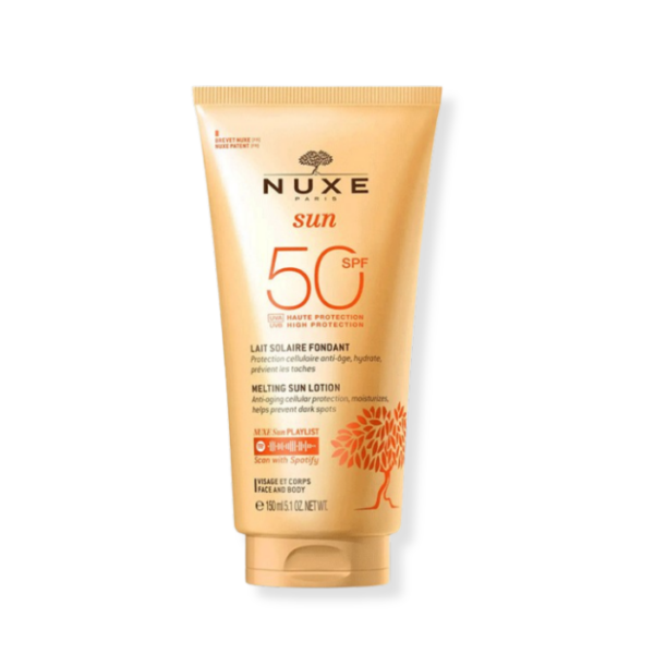 NUXE SUN LAIT SOLAIRE FONDANT SPF50+ 150ML 8878