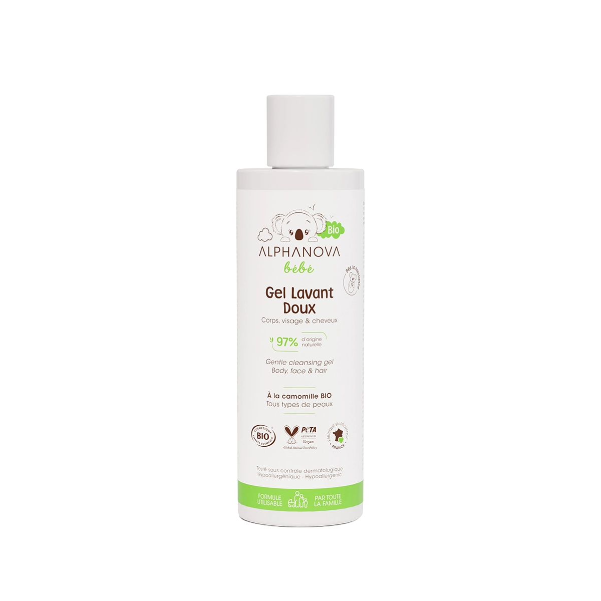 ALPHANOVA GEL LAVANT DOUX 200ML ALPHANOVA GEL LAVANT DOUX 200ML – Image 1