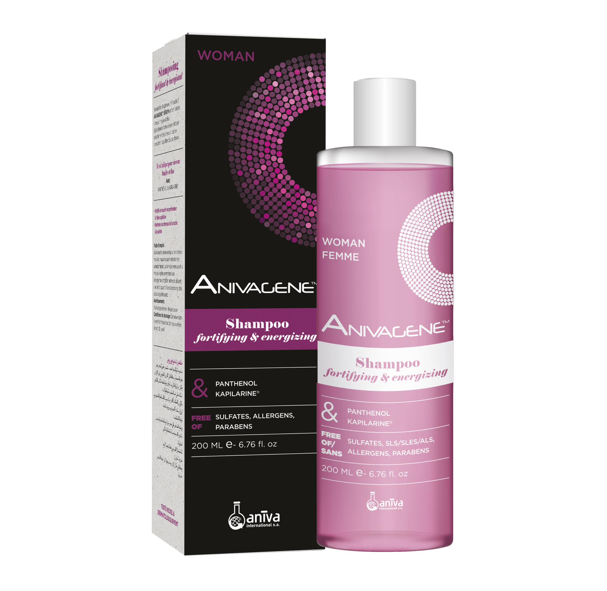 ANIVAGENE SHAMPOOING WOMAN 200ML ANIVAGENE SHAMPOOING WOMAN 200ML – Image 1