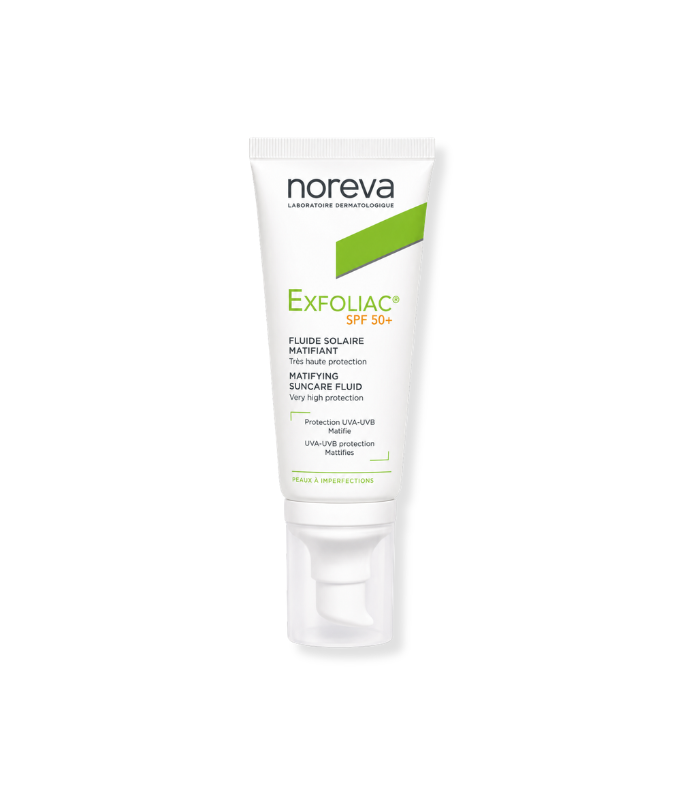NOREVA_EXFOLIAC_ECRAN_FLUIDE_SPF50
