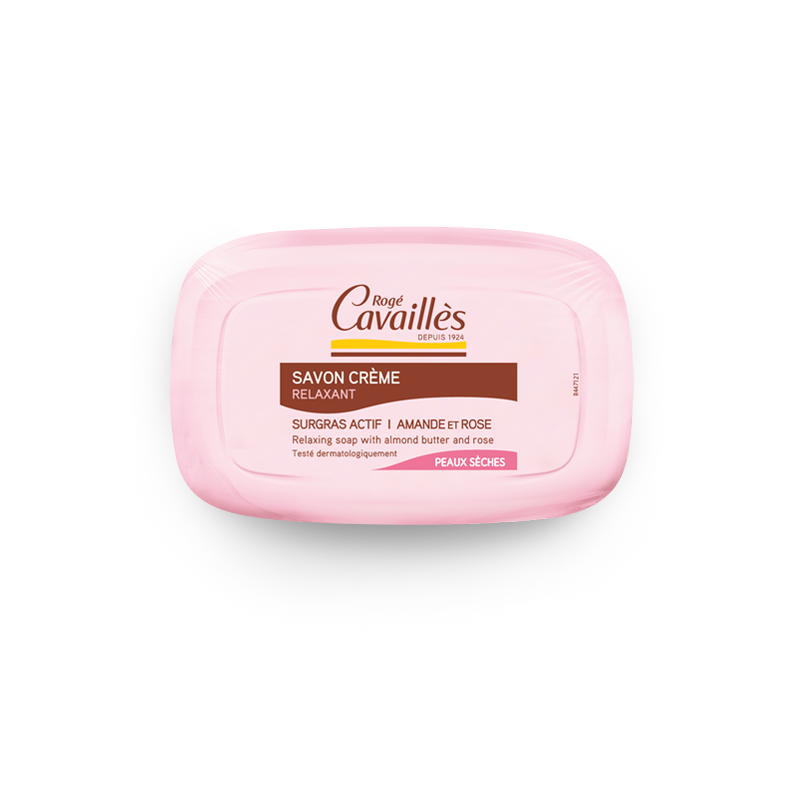 ROGE CAVAILLES SAVON CR AMANDE ET ROSE 115G ROGE CAVAILLES SAVON CR AMANDE ET ROSE 115G – Image 1