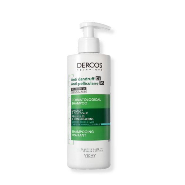 VICHY DERCOS SHAMP DS ANTI PELL CHX GRAS 390ML 1290