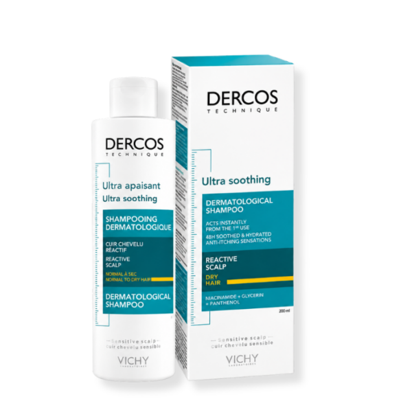 VICHY DERCOS SHAMP SANS SULFATE CHX SECS 200ML 6736