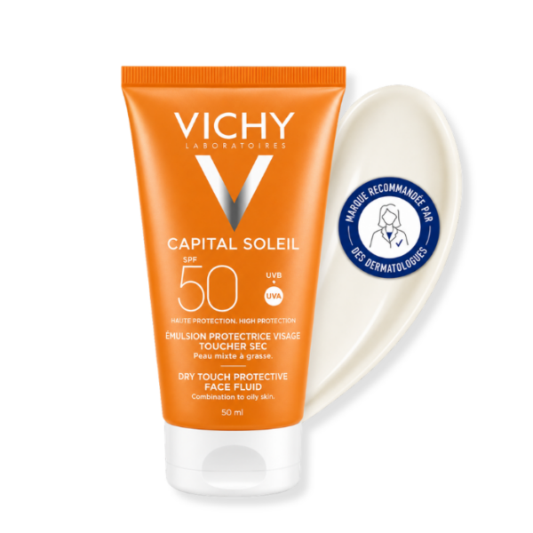 VICHY ECRAN 50+ EMULSION TOUCHER SEC INVISIBLE 50ML 23622
