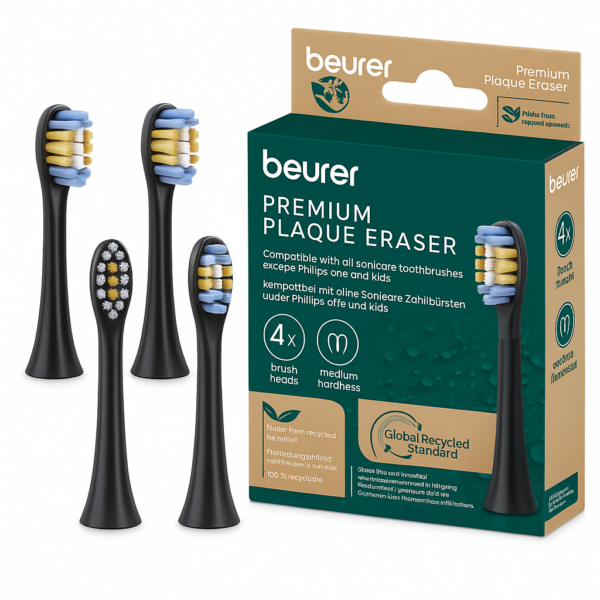 BEURER 4 BROSSETTES ANTI PLAQUE 10522