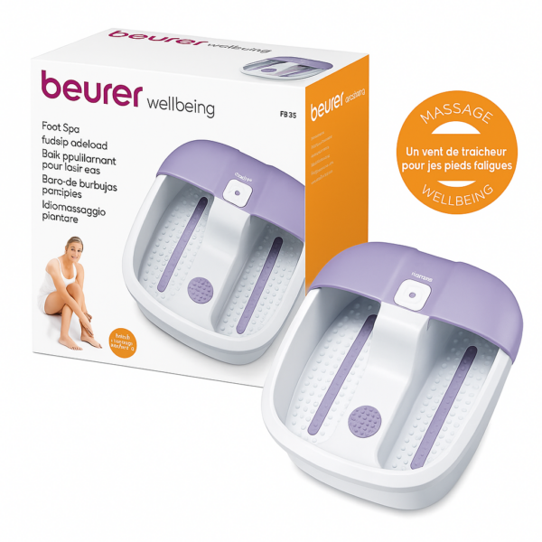 BEURER BAIN DE PIEDS BOUILLONANT FB12