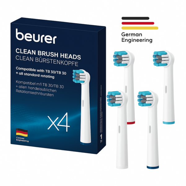 BEURER BROSSETTES CLEAN 4 PCS TB30/50