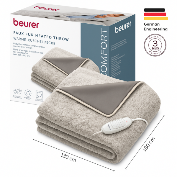 BEURER COUVERTURE CHAUFFANTE COSY NORDIC HD75