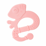 CHICCO ANNEAU DE DENTITION IGUANE 2M+ ROSE