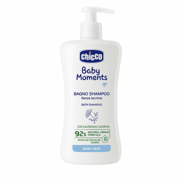 CHICCO BABY MOMENTS SHAMP CHX ET CORPS 500ML