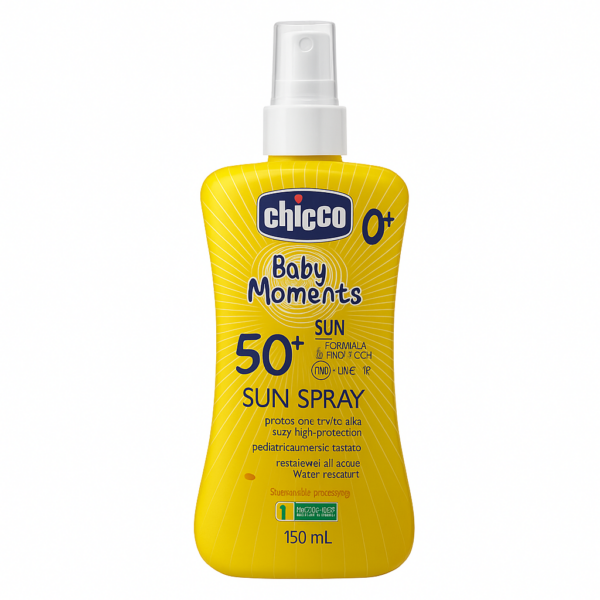 CHICCO BABY MOMENTS SUN SPRAY LAIT SPF 50+ 150ML