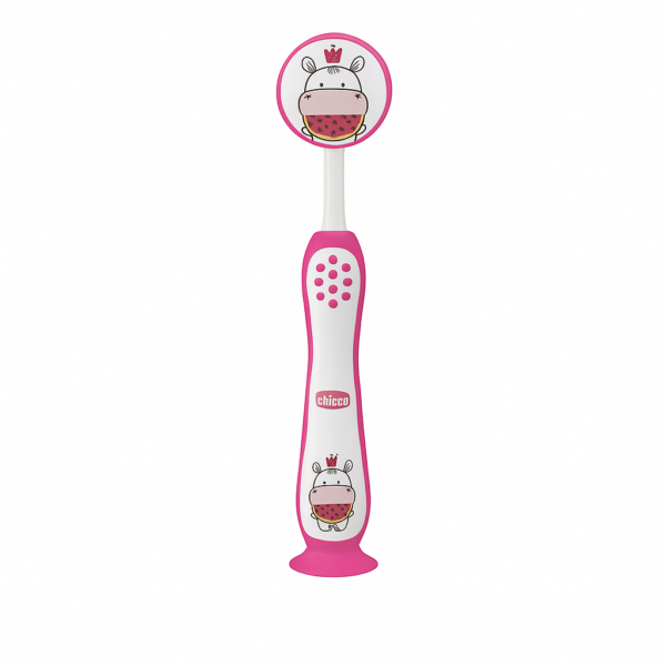 CHICCO BROSSE A DENTS ROSE 3-6 ANS