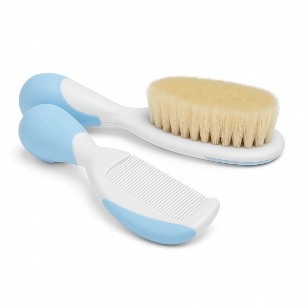 CHICCO BROSSE ET PEIGNE BLUE