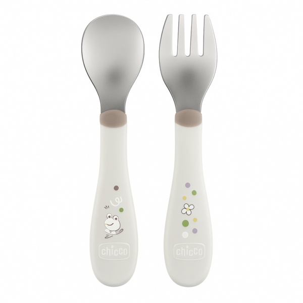 CHICCO SET DE TABLE INOX 18M+