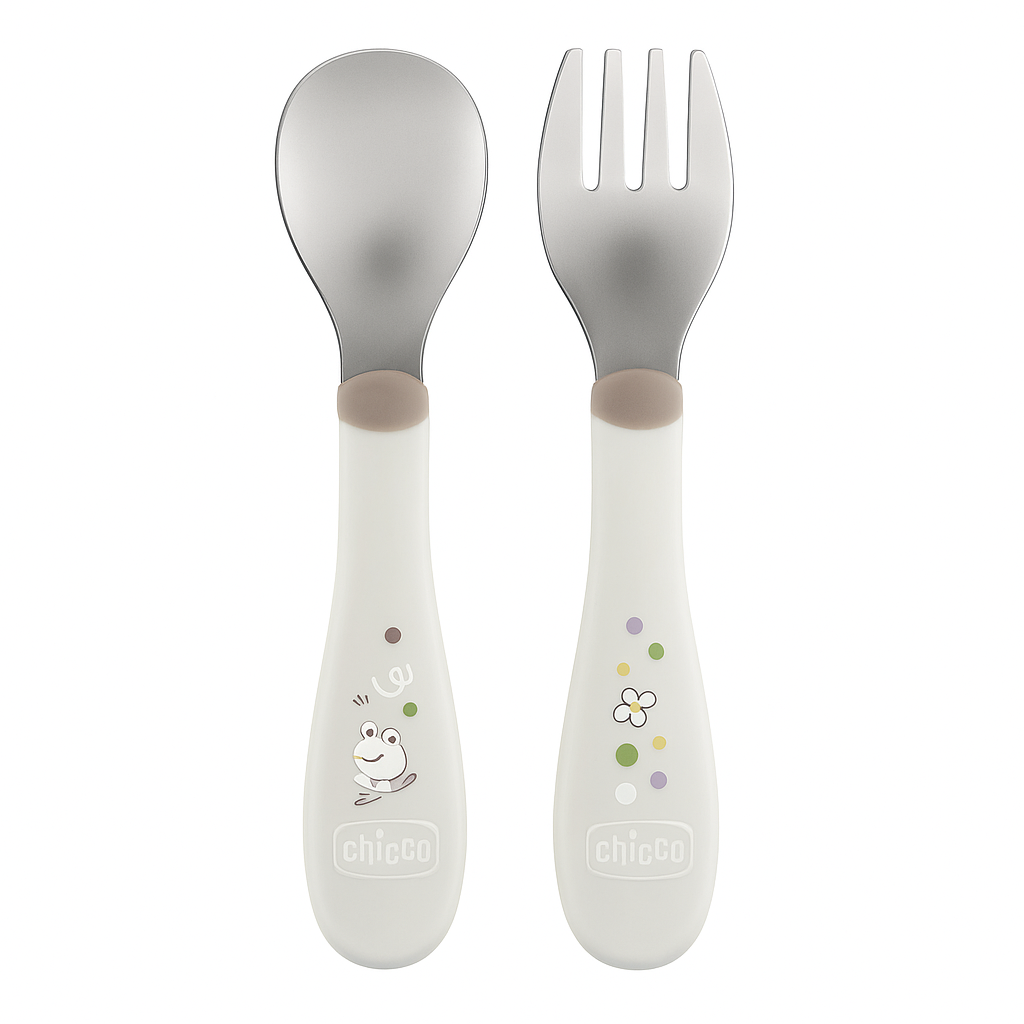chicco-set-de-table-inox-18m- CHICCO SET DE TABLE INOX 18M+ – Image 1