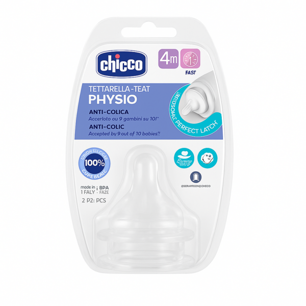 CHICCO TET PERFECT 4M+ MEDIUM LOT DE 2 2219