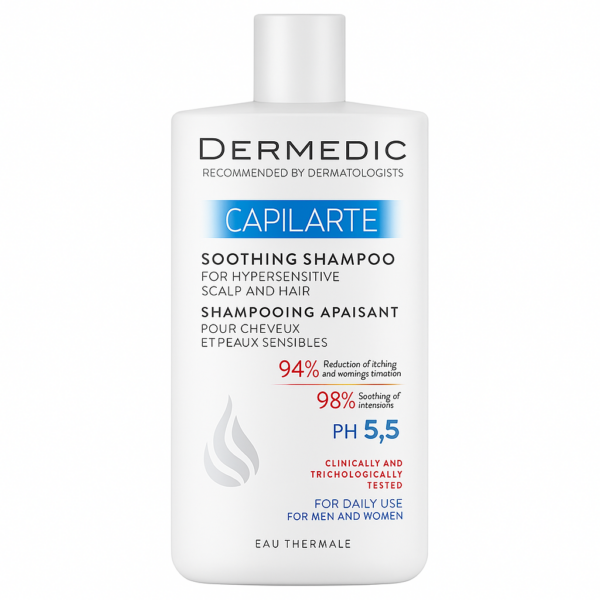 DERMEDIC CAPILARTE SHAMP APAISANT CHX SENS 300ML 74217