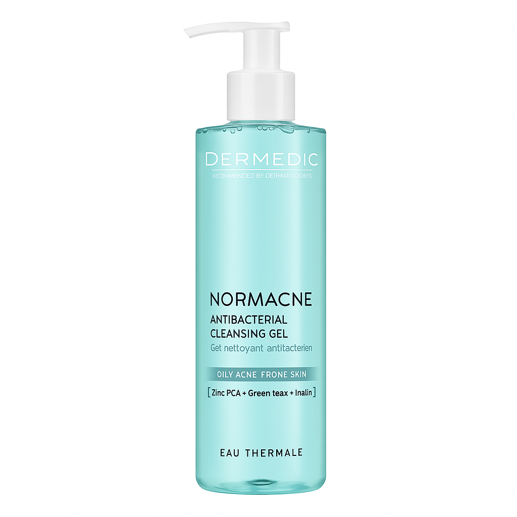 dermedic-normacne-prevent-gel-nett-antibacterien-200ml DERMEDIC NORMACNE PREVENT GEL NETT ANTIBACTERIEN 200ML – Image 1