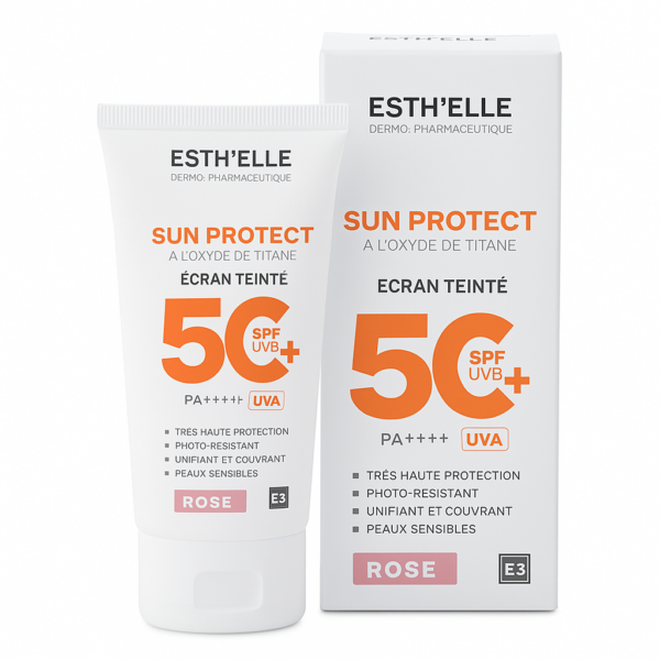 ESTHELLE SUN PROTECT ECRAN TEINTE ROSE 50G